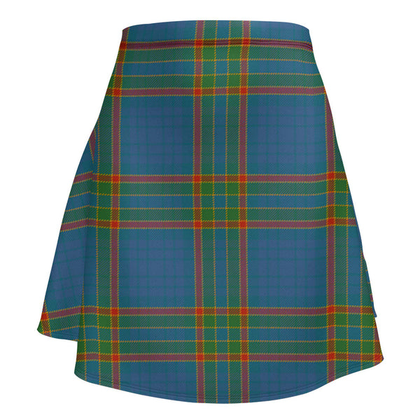 Ralston UK Ancient Clan Badge Tartan Flared Skirt