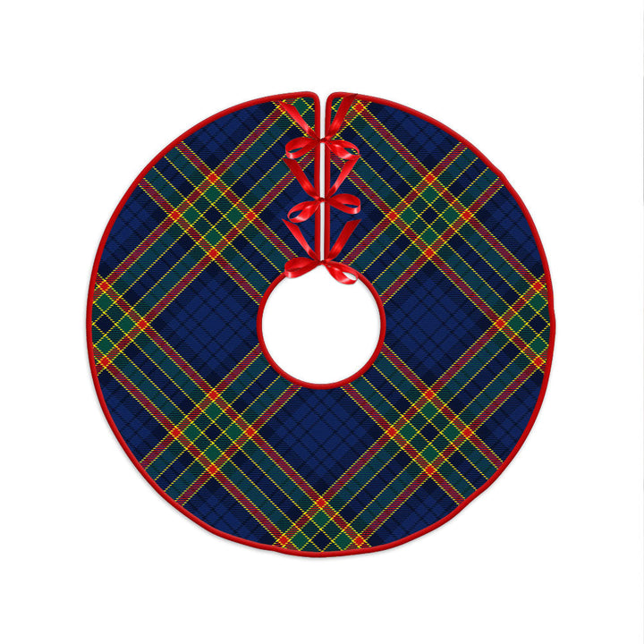 Ralston UK Modern Clan Badge Tartan Christmas Tree Skirt