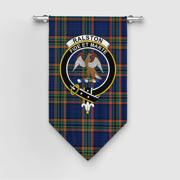 Ralston UK Modern Clan Badge Tartan Gonfalon