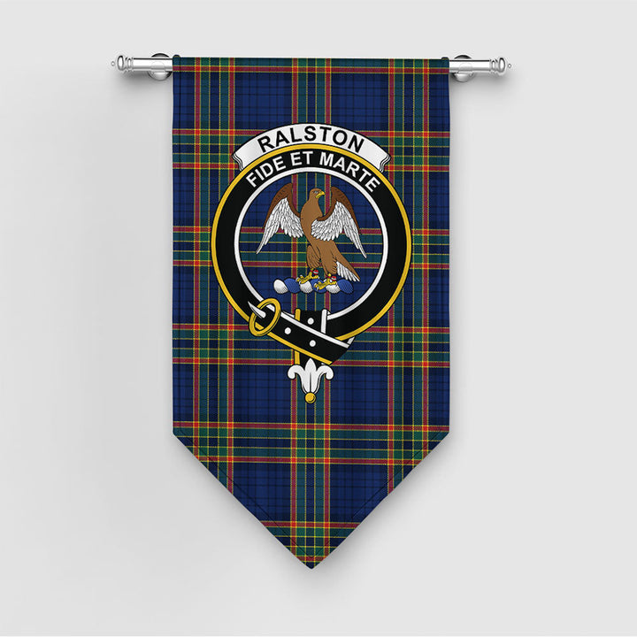 Ralston UK Modern Clan Badge Tartan Gonfalon