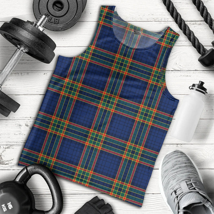 Ralston UK Modern Clan Badge Tartan Men Tank Top