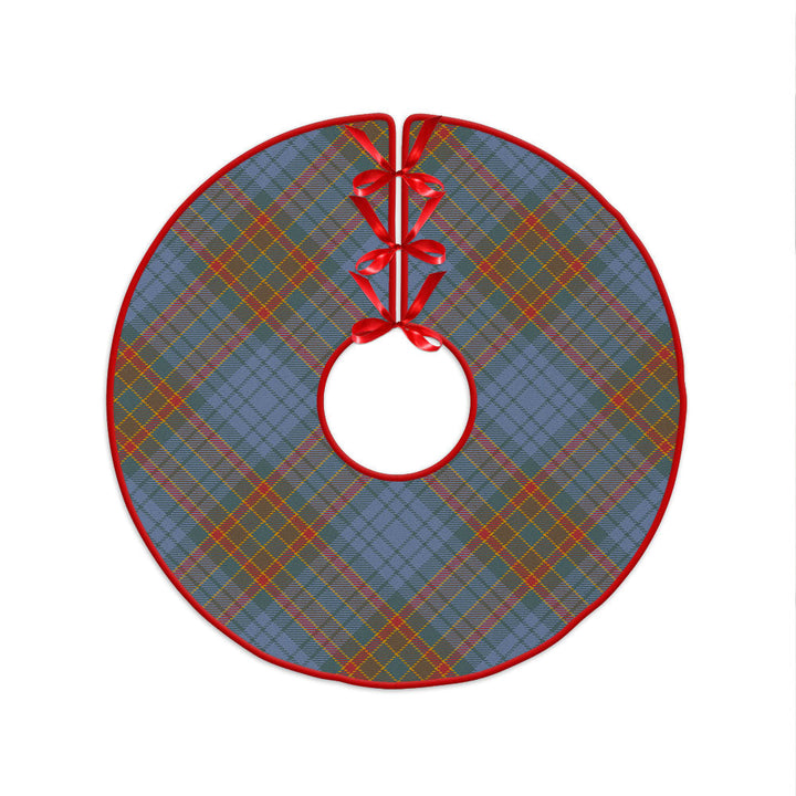 Ralston UK Weathered Clan Badge Tartan Christmas Tree Skirt