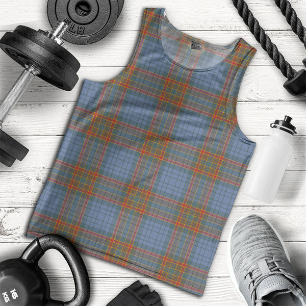 Ralston UK Weathered Clan Badge Tartan Men Tank Top