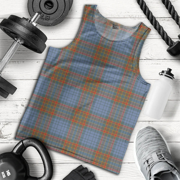 Ralston UK Weathered Clan Badge Tartan Men Tank Top