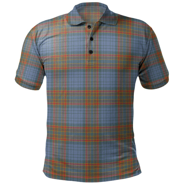 Ralston UK Weathered Clan Badge Tartan Polo Shirt