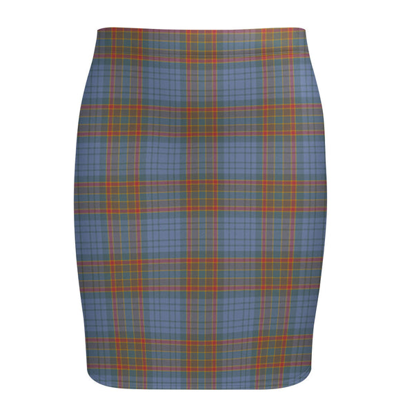Ralston UK Weathered Tartan Fitted Skirt