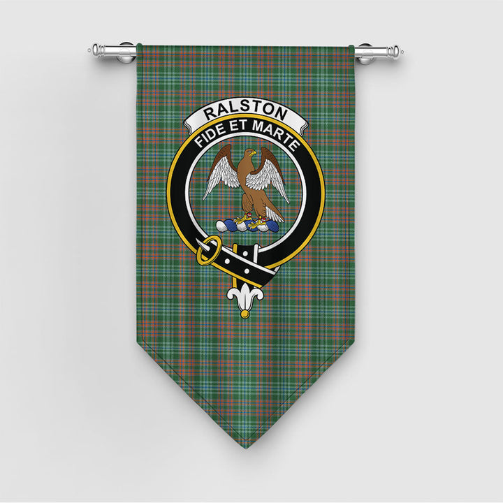Ralston US Ancient Clan Badge Tartan Gonfalon