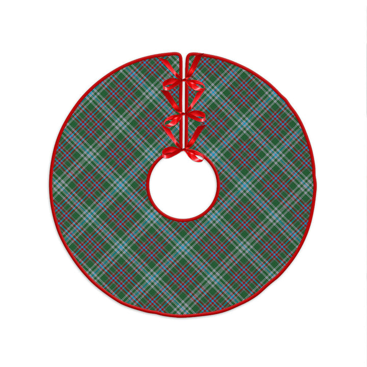 Ralston US Modern Clan Badge Tartan Christmas Tree Skirt