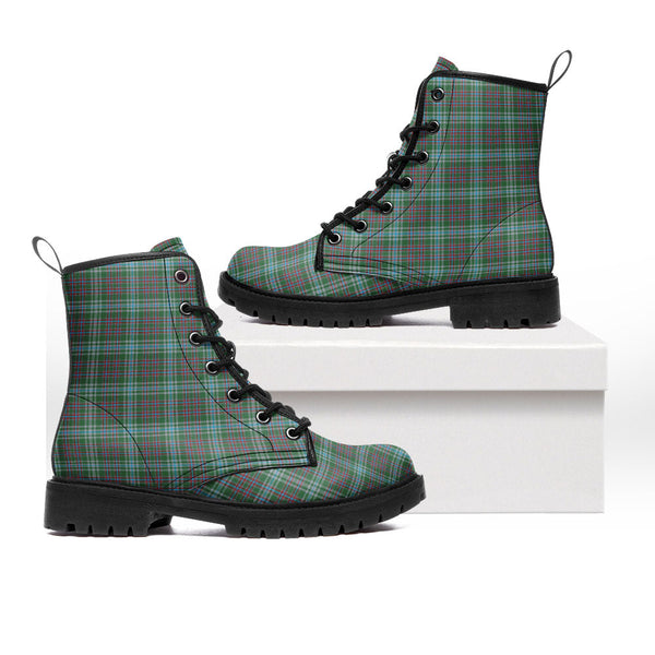Ralston US Modern Clan Badge Tartan Leather Boots
