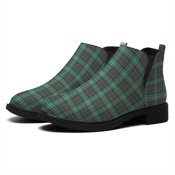 Ralston US Modern Tartan Flat Ankle Boots