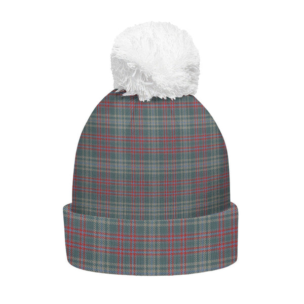 Ralston US Weathered Clan Badge Tartan Bobble Beanie Hat