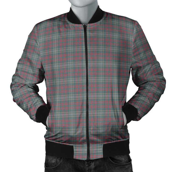 Ralston US Weathered Clan Badge Tartan Bomber Jacket