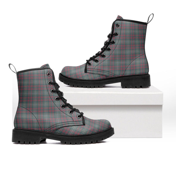 Ralston US Weathered Clan Badge Tartan Leather Boots