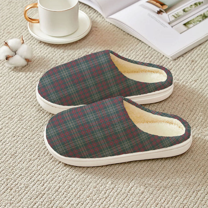 Ralston US Weathered Clan Badge Tartan Plush Slipper