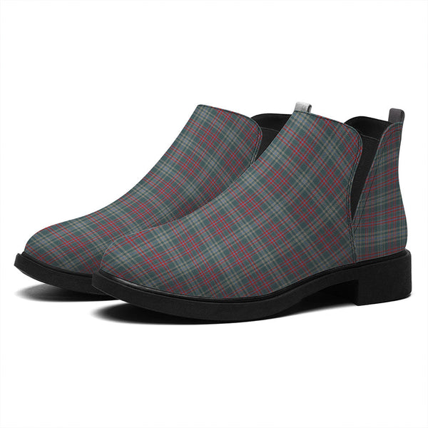 Ralston US Weathered Tartan Flat Ankle Boots