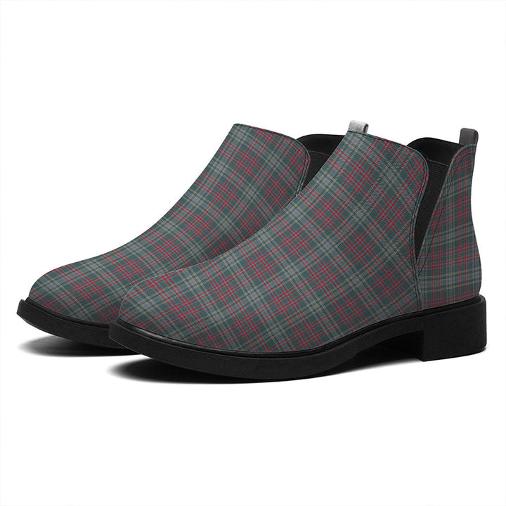 Ralston US Weathered Tartan Flat Ankle Boots