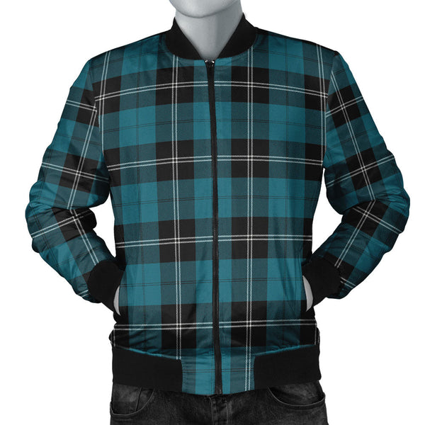 Ramsay Blue Ancient Clan Badge Tartan Bomber Jacket