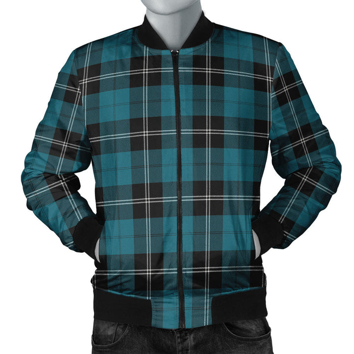 Ramsay Blue Ancient Clan Badge Tartan Bomber Jacket