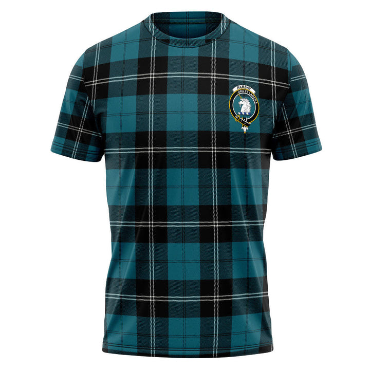 Ramsay Blue Ancient Clan Badge Tartan T-Shirt