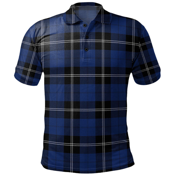 Ramsay Blue Modern Clan Badge Tartan Polo Shirt