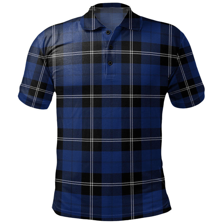 Ramsay Blue Modern Clan Badge Tartan Polo Shirt