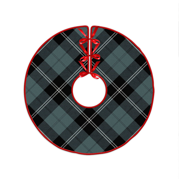 Ramsay Blue Weathered Clan Badge Tartan Christmas Tree Skirt