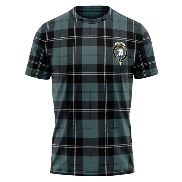 Ramsay Blue Weathered Clan Badge Tartan T-Shirt