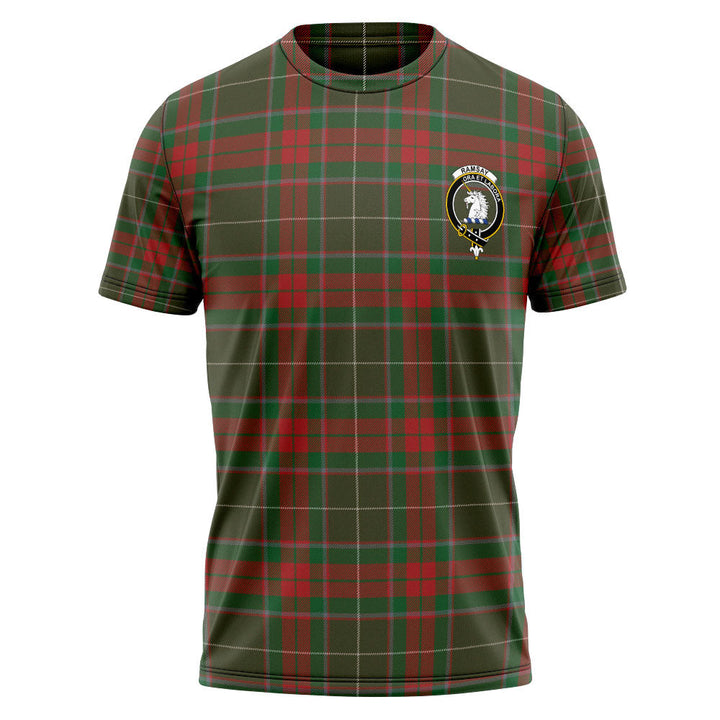 Ramsay Green Ancient Clan Badge Tartan T-Shirt