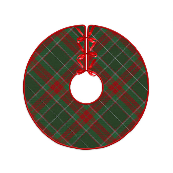 Ramsay Green Modern Clan Badge Tartan Christmas Tree Skirt