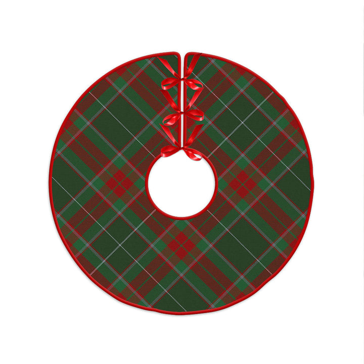 Ramsay Green Modern Clan Badge Tartan Christmas Tree Skirt