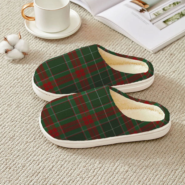 Ramsay Green Modern Clan Badge Tartan Plush Slipper