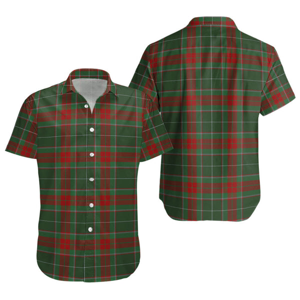 Ramsay Green Modern Clan Badge Tartan Short Sleeve Shirt