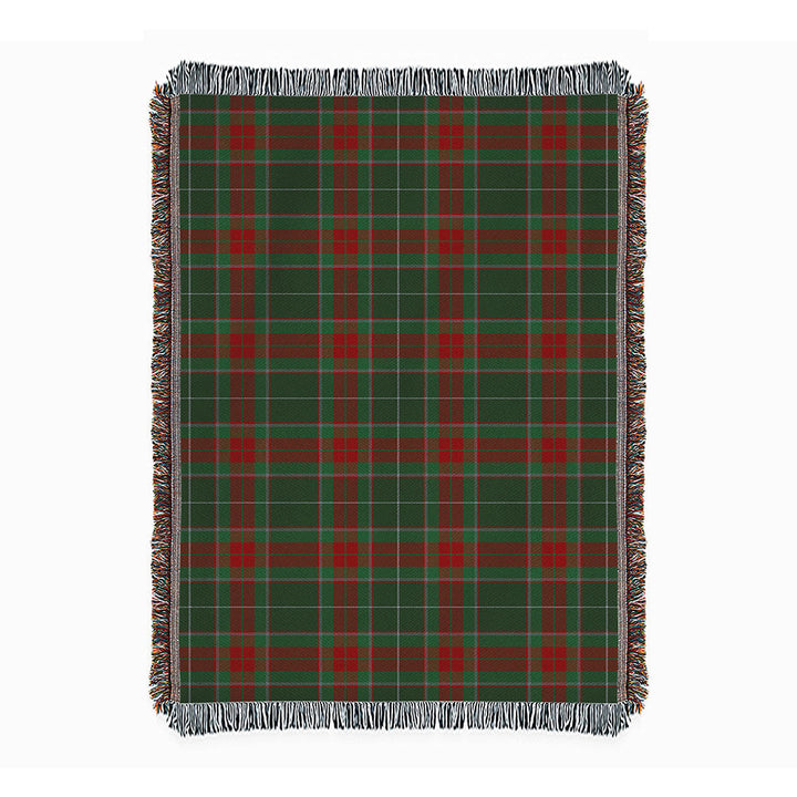 Ramsay Green Modern Clan Badge Tartan Woven Blanket
