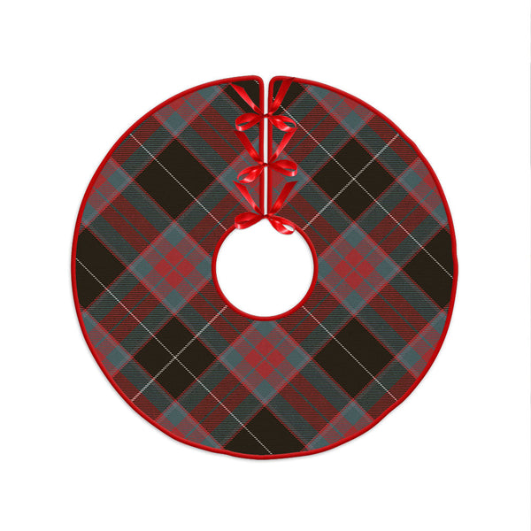 Ramsay Green Weathered Clan Badge Tartan Christmas Tree Skirt