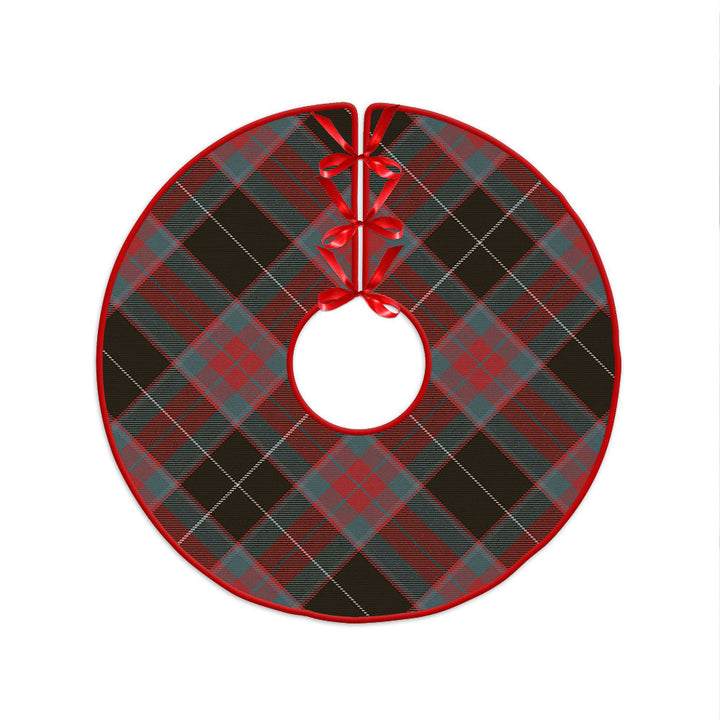 Ramsay Green Weathered Clan Badge Tartan Christmas Tree Skirt