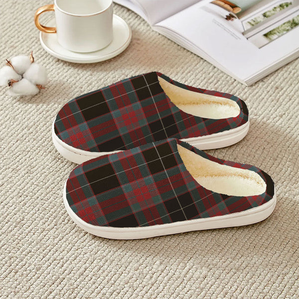 Ramsay Green Weathered Clan Badge Tartan Plush Slipper