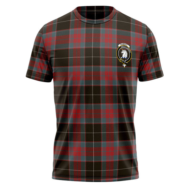 Ramsay Green Weathered Clan Badge Tartan T-Shirt