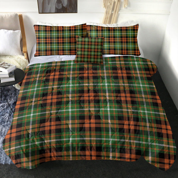Ramsay Orange Ancient Clan Badge Tartan Comforter