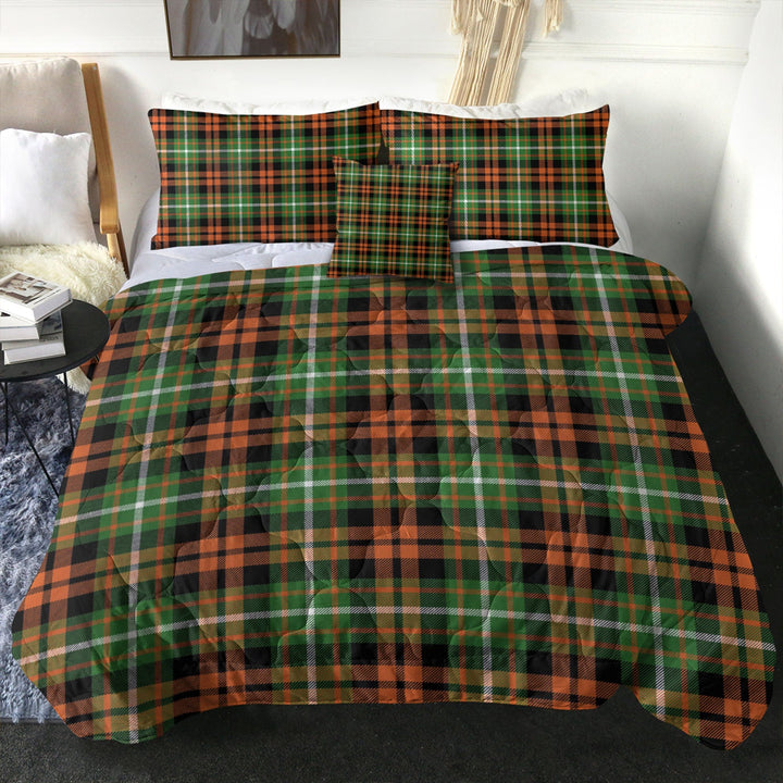 Ramsay Orange Ancient Clan Badge Tartan Comforter