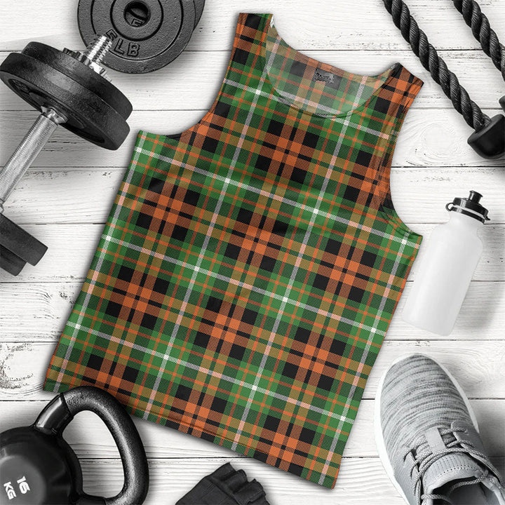 Ramsay Orange Ancient Clan Badge Tartan Men Tank Top
