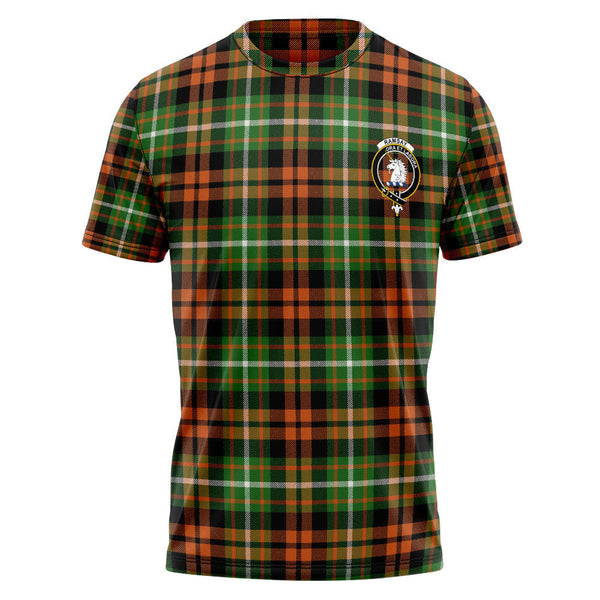 Ramsay Orange Ancient Clan Badge Tartan T-Shirt