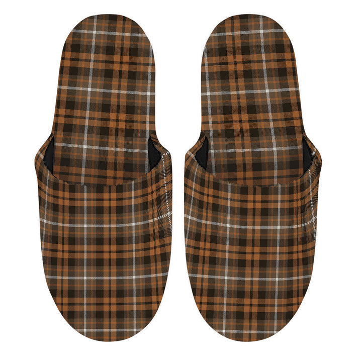 Ramsay Orange Weathered Clan Badge Tartan Mop Slippers