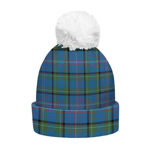 Rankin Ancient Clan Badge Tartan Bobble Beanie Hat