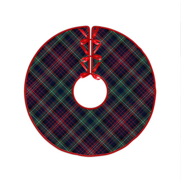 Rankin Modern Clan Badge Tartan Christmas Tree Skirt