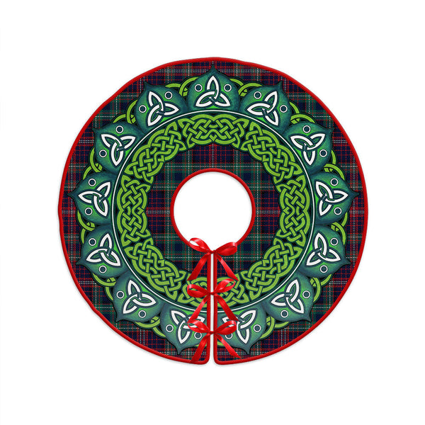 Rankin Modern Clan Badge Tartan Christmas Tree Skirt Heritage Holiday Decor