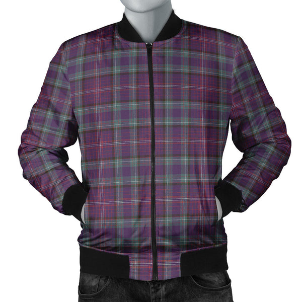 Rankin Weathered Clan Badge Tartan Bomber Jacket