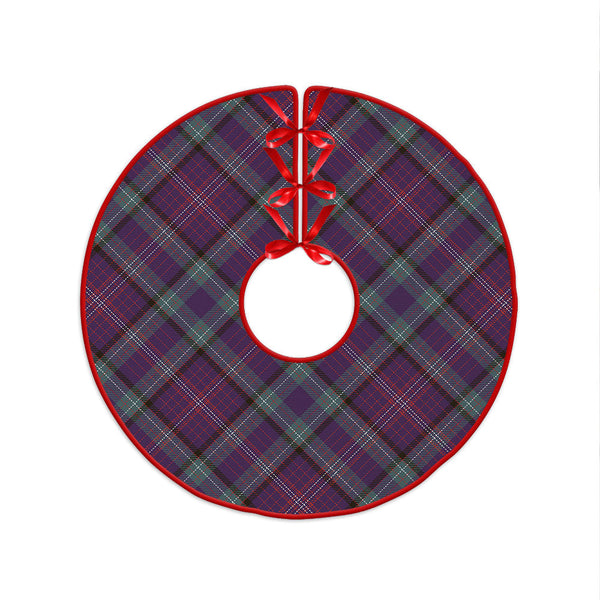 Rankin Weathered Clan Badge Tartan Christmas Tree Skirt