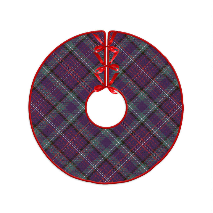Rankin Weathered Clan Badge Tartan Christmas Tree Skirt