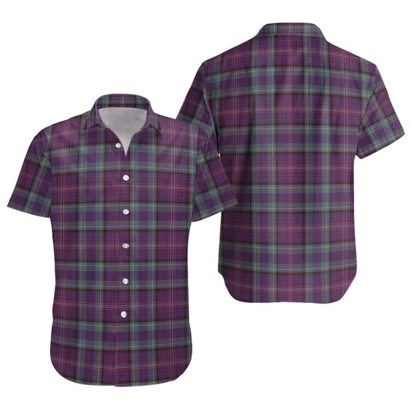 Rankin Weathered Clan Badge Tartan Short Sleeve Shirt