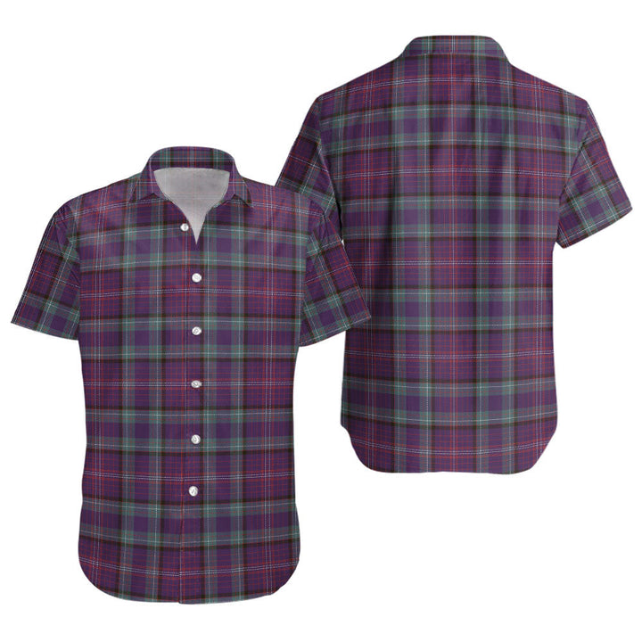 Rankin Weathered Clan Badge Tartan Short Sleeve Shirt